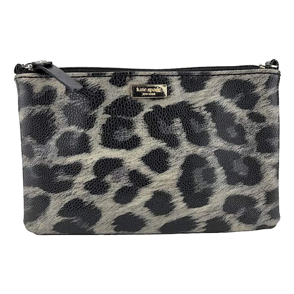 kate spade Leather Clutch / Wristlet in Ocelot Print. 
Pristine Condition.